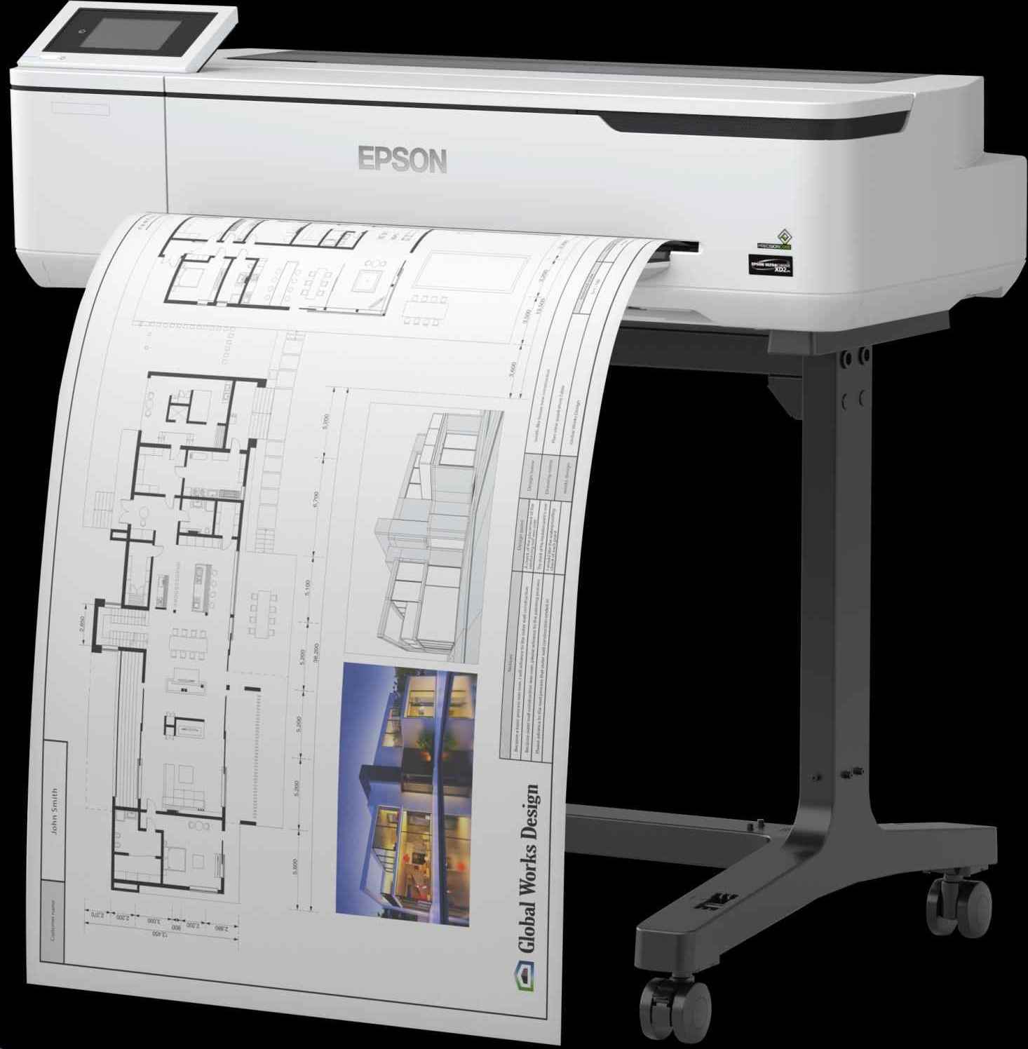 Atramentová tlačiareň EPSON SureColor SC-T3100N , 4 atramenty, 2400x1200 dpi, A3+ , USB 3.0 , LAN , WIFI