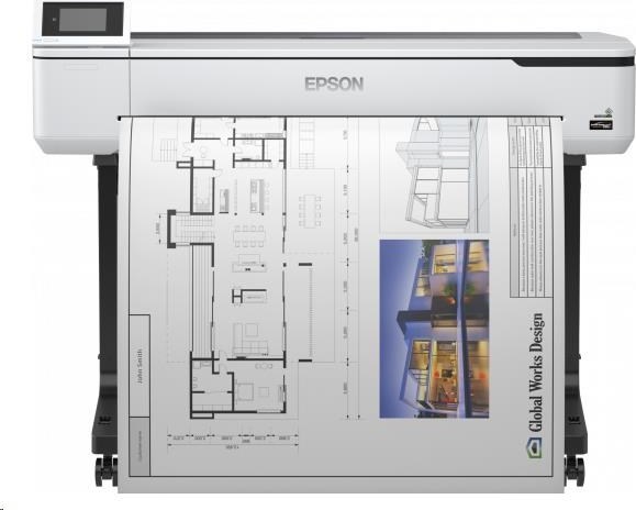 Atrament do tlačiarne EPSON SureColor SC-T5100, 4 farby, A0, 2400x1200 dpi, USB , LAN , WIFI, Ethernet