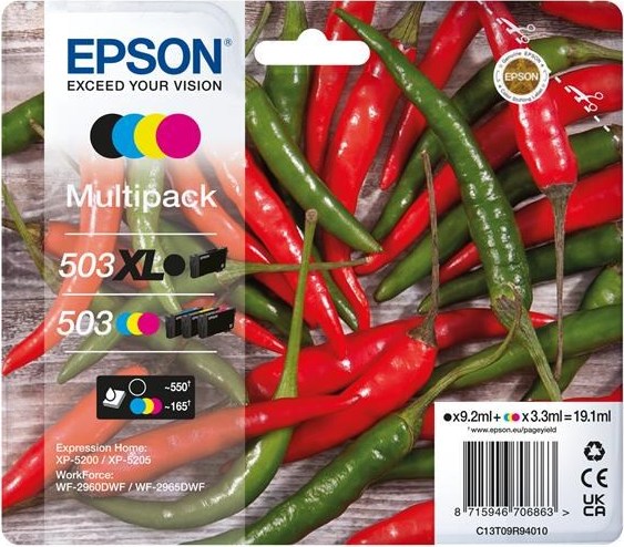 Atrament EPSON Multipack "Binoculars" 4-farebný atrament 502