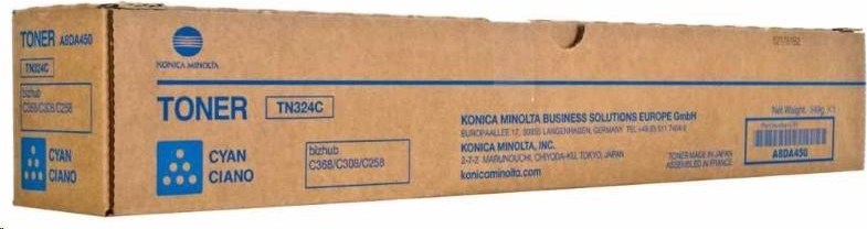 Konica-Minolta Toner Minolta TN-324C, azúrový pre bizhub C258, C308, C368 (26k)