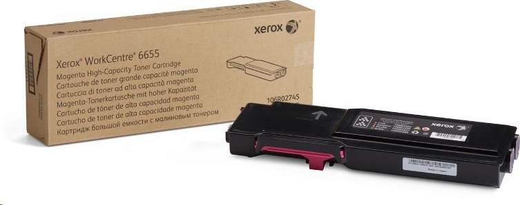 Xerox toner pre WorkCentre 6655 vysokokapacitná purpurová kazeta (7500str, purpurová)