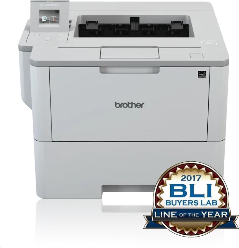 Čiernobiela laserová tlačiareň BROTHER HL-L6300DW - A4, 46 str./min, 1200x1200, 256 MB, PCL6, USB 2.0, WIFI, LAN, DUPLEX