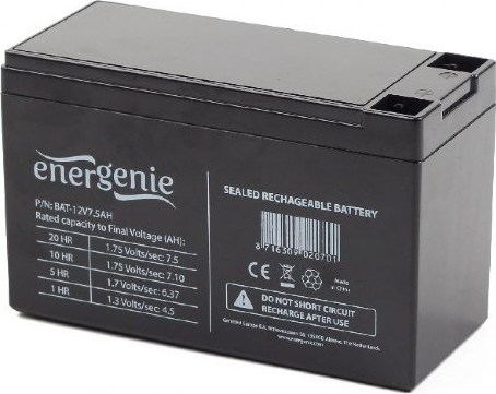 GEMBIRD ENERGENIE Baterie do záložního zdroje, 12V 7,5AH
