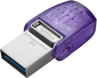 USB kľúč Kingston DataTraveler microDuo 3C 128GB USB 3.0/3.1 flashdisk, USB + USB typ C