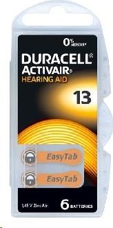 NoName Duracell DA 13 P6 Easy Tab 6pack