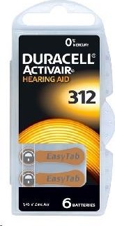 NoName Duracell DA 312 P6 Easy Tab 6pack