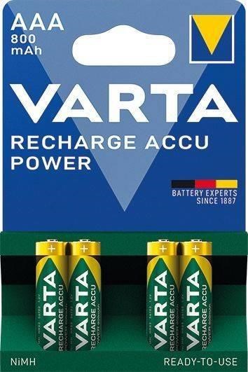 Varta LR03/4BP 800 mAh Ready to use (Blistr 4ks)
