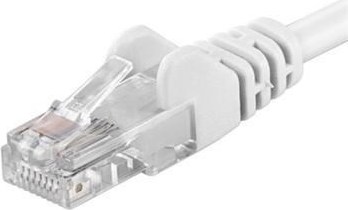 PremiumCord Patch kabel UTP RJ45-RJ45 CAT6 1m bílá
