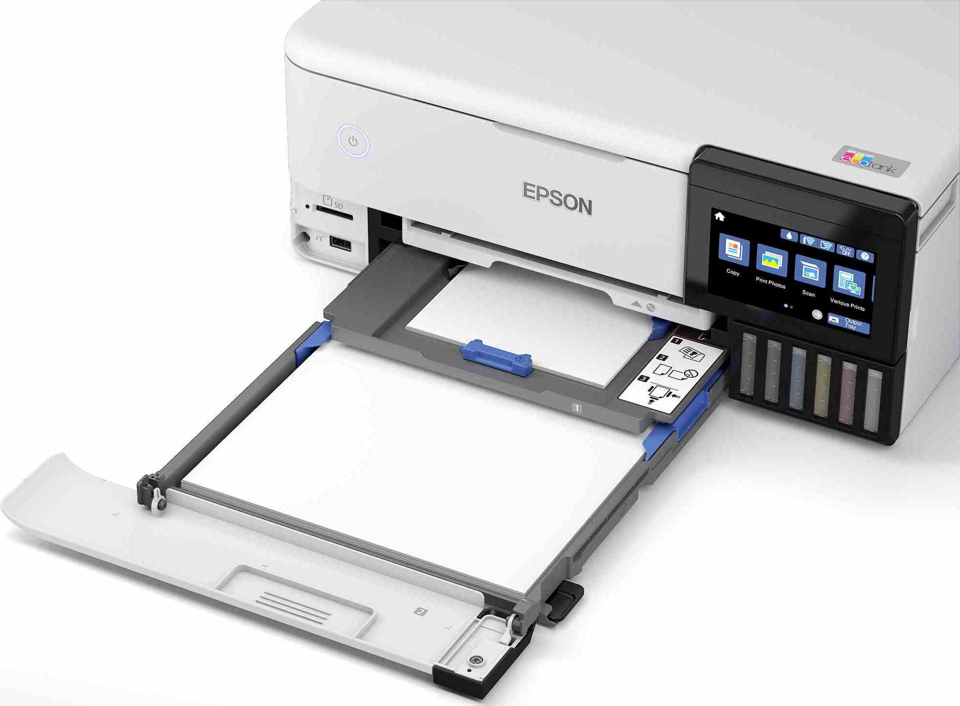 Atramentová tlačiareň EPSON EcoTank L8160, 3v1, A4, 16 str./min, USB, LCD panel, fototlačiareň, 6ink, 3 roky záruka po registrácii.