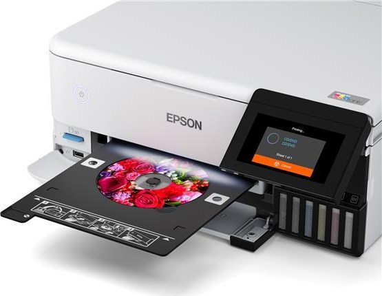 Atramentová tlačiareň EPSON EcoTank L8160, 3v1, A4, 16 str./min, USB, LCD panel, fototlačiareň, 6ink, 3 roky záruka po registrácii.