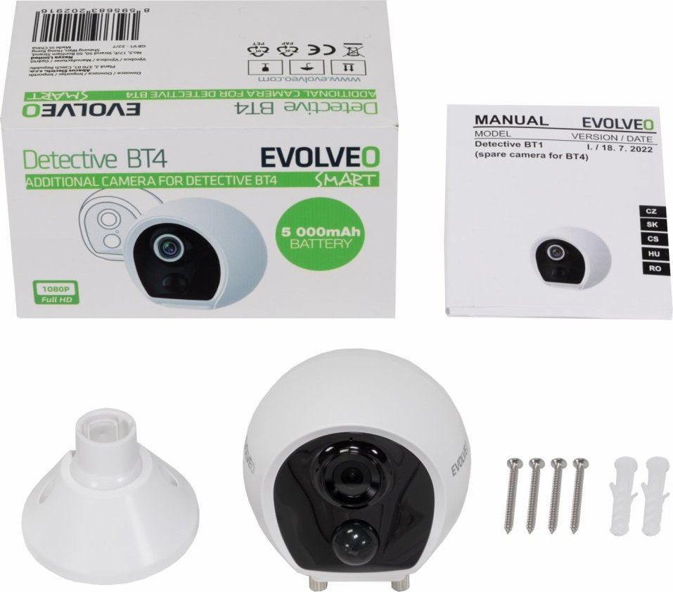 EVOLVEO přídavná kamera Detective BT4 SMART