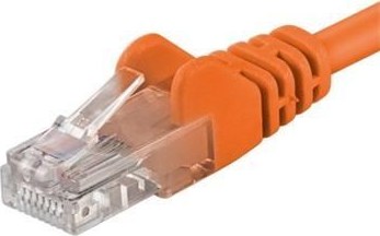 PremiumCord Patch kabel UTP RJ45-RJ45 CAT6 1m oranžová