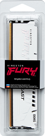 KINGSTON DIMM DDR5 16GB 5600MT/s CL40 FURY Beast Bílá XMP