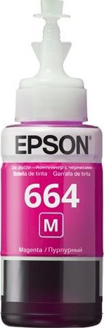 Atramentová tyčinka EPSON T6643 Purpurový atrament 70 ml pre L100/L200/L550/L1300/L355/365
