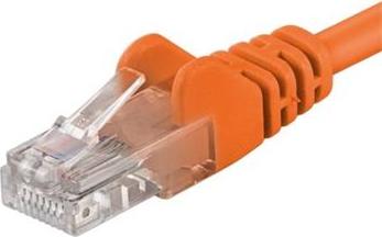 PremiumCord Patch kabel UTP RJ45-RJ45 CAT6 2m oranžová