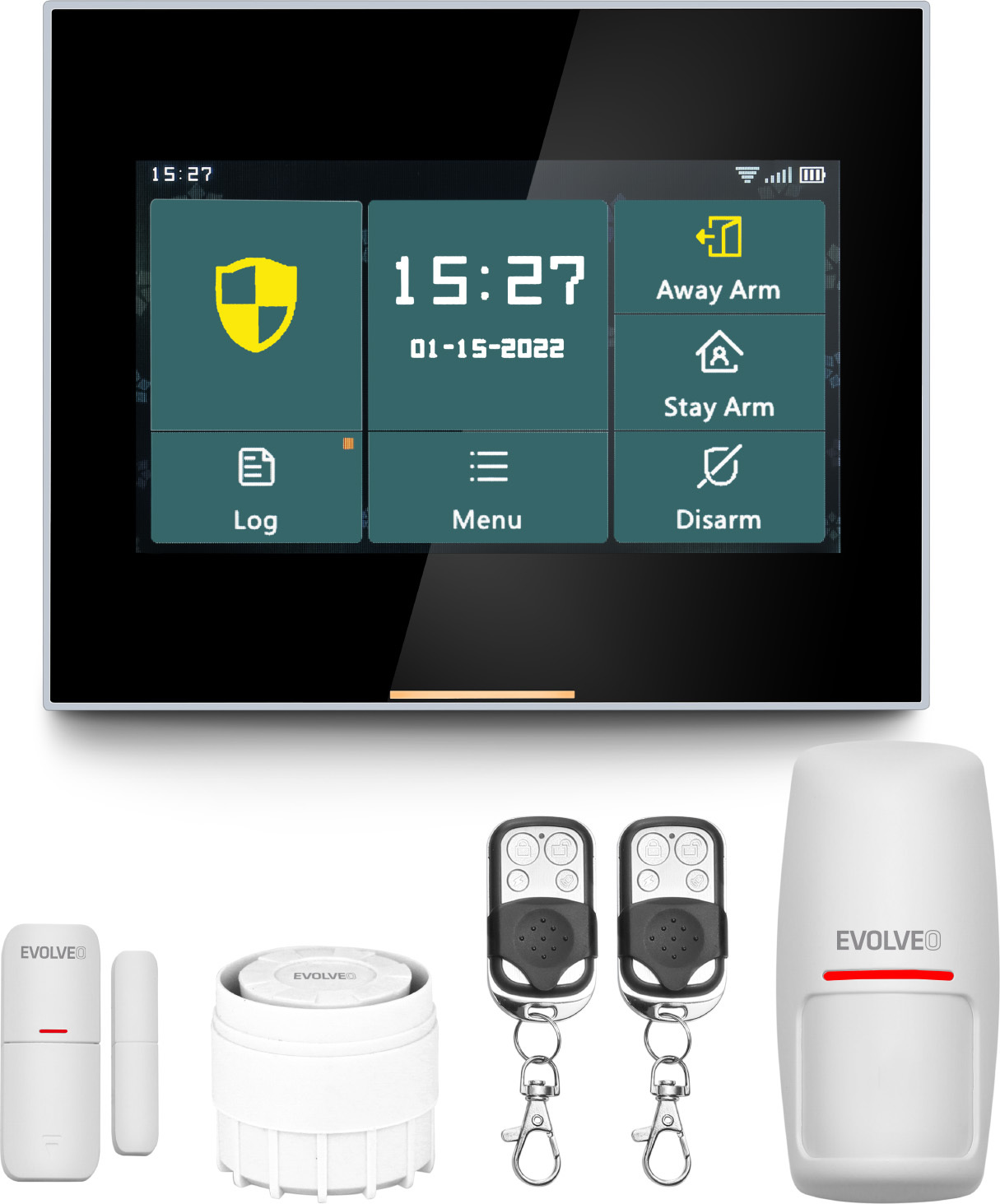 EVOLVEO Alarmex Pro, chytrý bezdrátový Wi-Fi/GSM alarm