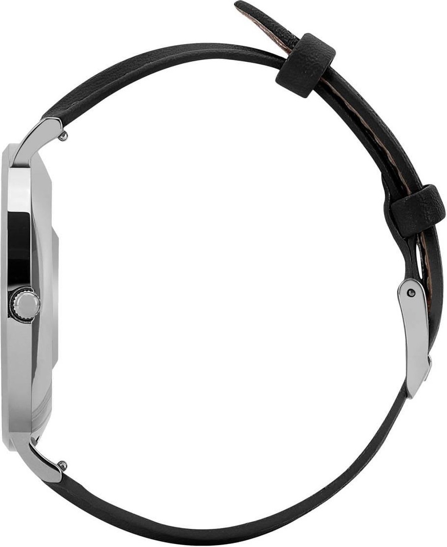 Garett Smartwatch Verona stříbrná, černý řemínek