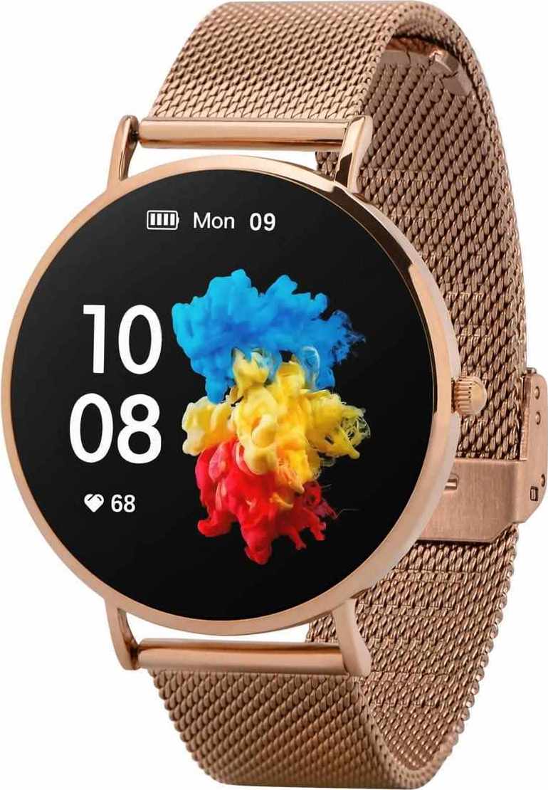 Garett Smartwatch Verona zlatá, ocel