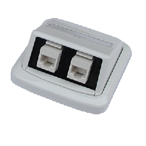 Dvojzásuvka ABB TANGO 2xRJ45 Cat5e UTP bílá