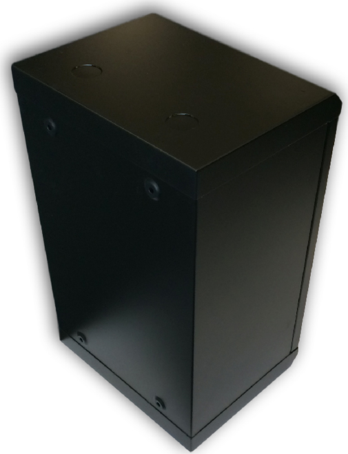 10" rack jednodílný 9U/280 DATACOM černý Skl.dv.