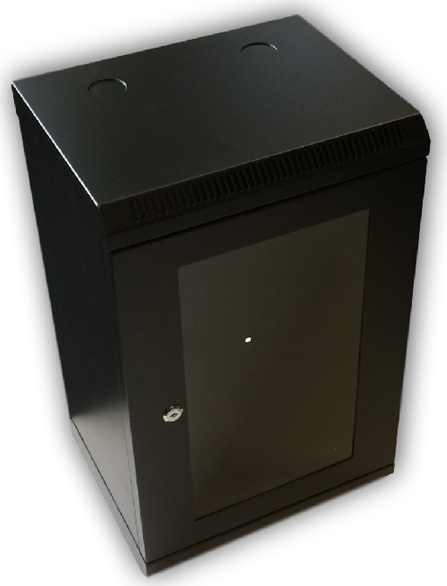 10" rack jednodílný 9U/280 DATACOM černý Skl.dv.