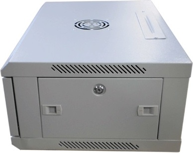 Datacom 19"rozv.jednodílný 4U/ hl.450mm plechové dveře