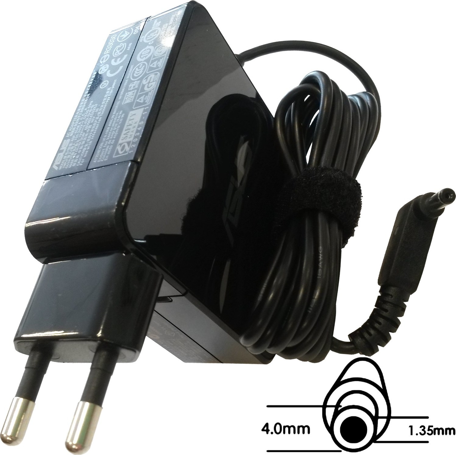 Asus orig. adaptér 65W19V (BLK) s EU plugem (B0A001-00040700)