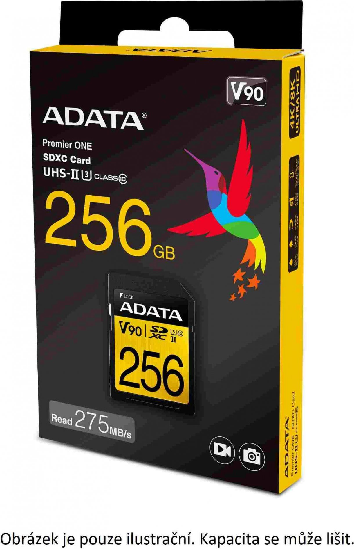 A-Data ADATA SDXC karta 64GB UHS-I U3 Class 10, Premier One (R: 290MB / W: 260MB)