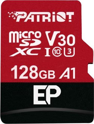 Patriot V30 A1/micro SDXC/128GB/UHS-I U3 / Class 10/+ Adaptér