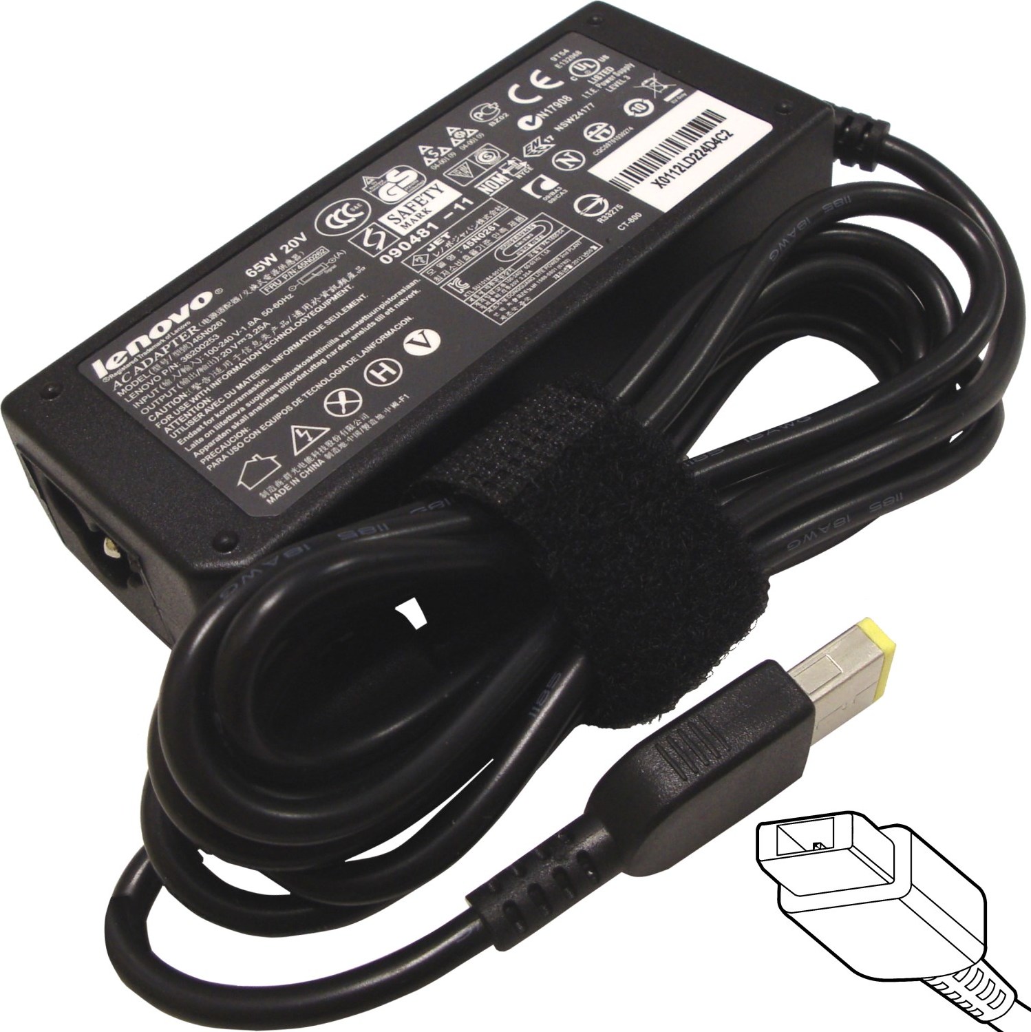 SIL Napájecí adaptér 65W, 20V YOGA conn., originál Lenovo