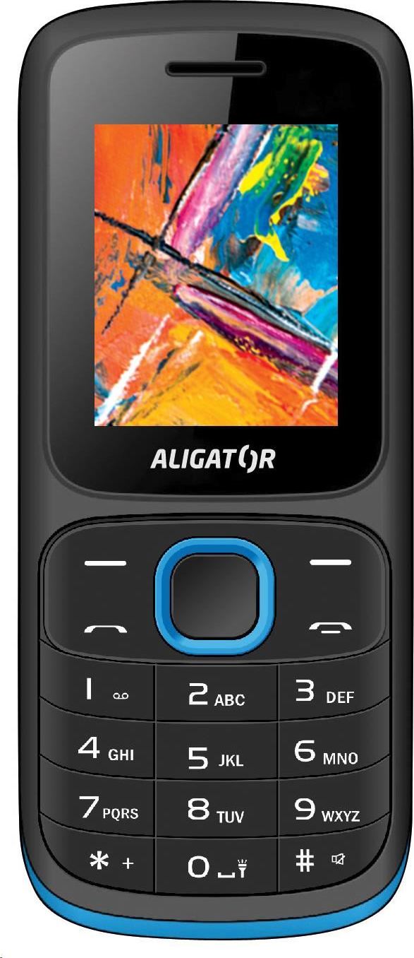 Aligator D210 Dual SIM, černo-modrý
