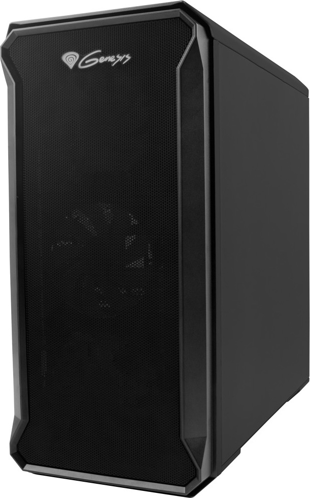 Počítačová skříň Genesis IRID 503 V2/Micro Tower/Transpar./Černá