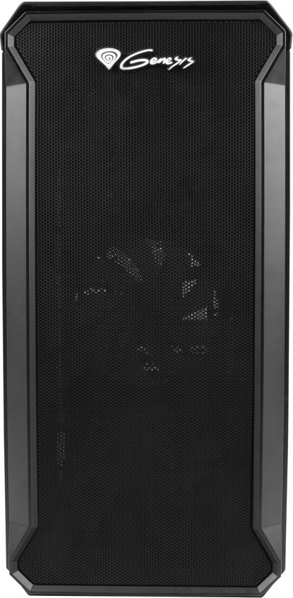 Počítačová skříň Genesis IRID 503 V2/Micro Tower/Transpar./Černá