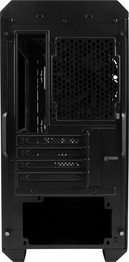 Počítačová skříň Genesis IRID 503 V2/Micro Tower/Transpar./Černá