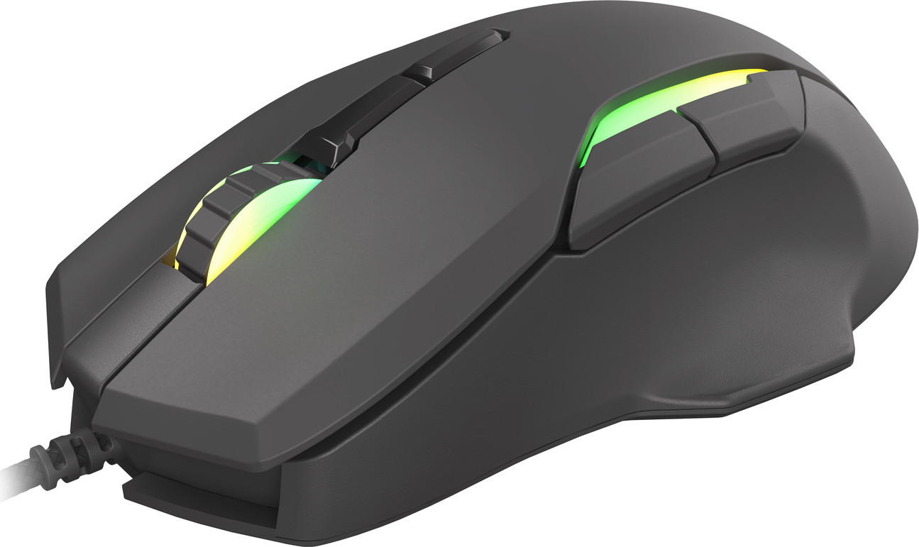 Genesis herní optická myš XENON 220 G2/RGB/Herní/Optická/Pro praváky/12 400 DPI/Drátová USB/Černá