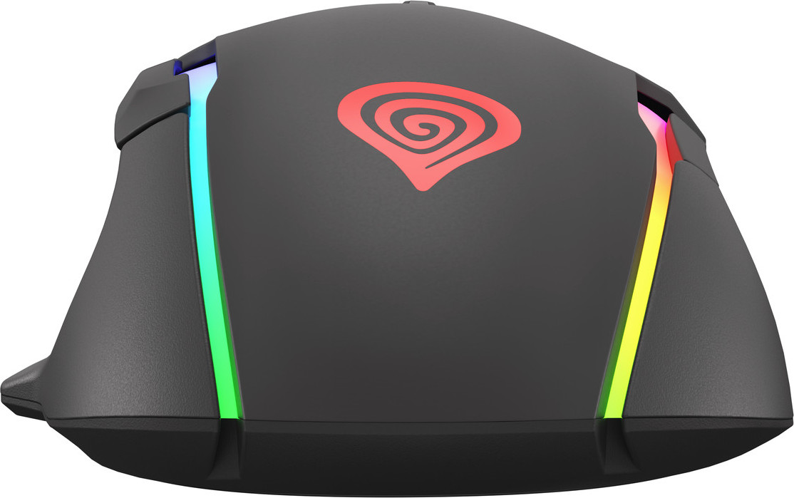Genesis herní optická myš XENON 220 G2/RGB/Herní/Optická/Pro praváky/12 400 DPI/Drátová USB/Černá
