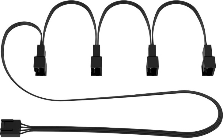 Arctic Cooling ARCTIC kabel rozbočovač, 4-pin PWM Ventilátor, 1-na-4