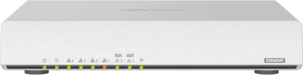 QNAP Wi-Fi 6 SD-WAN router QHora-301W (4x GbE / 2x 10GbE / 2x USB 3.2 / 8 interních antén)