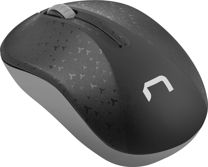 Natec optická myš TOUCAN/1600 DPI/Kancelářská/Optická/1 600 DPI/Bezdrátová USB/Černá