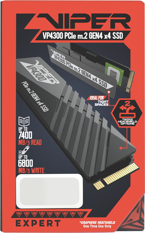 PATRIOT VP4300/2TB/SSD/M.2 NVMe/Heatsink/5R