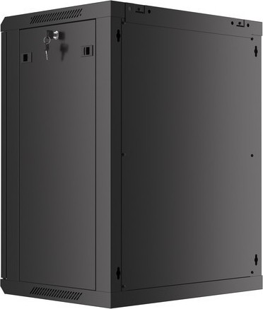 LANBERG Nástěnný rack 19'' 15U 600X450mm černý flat pack