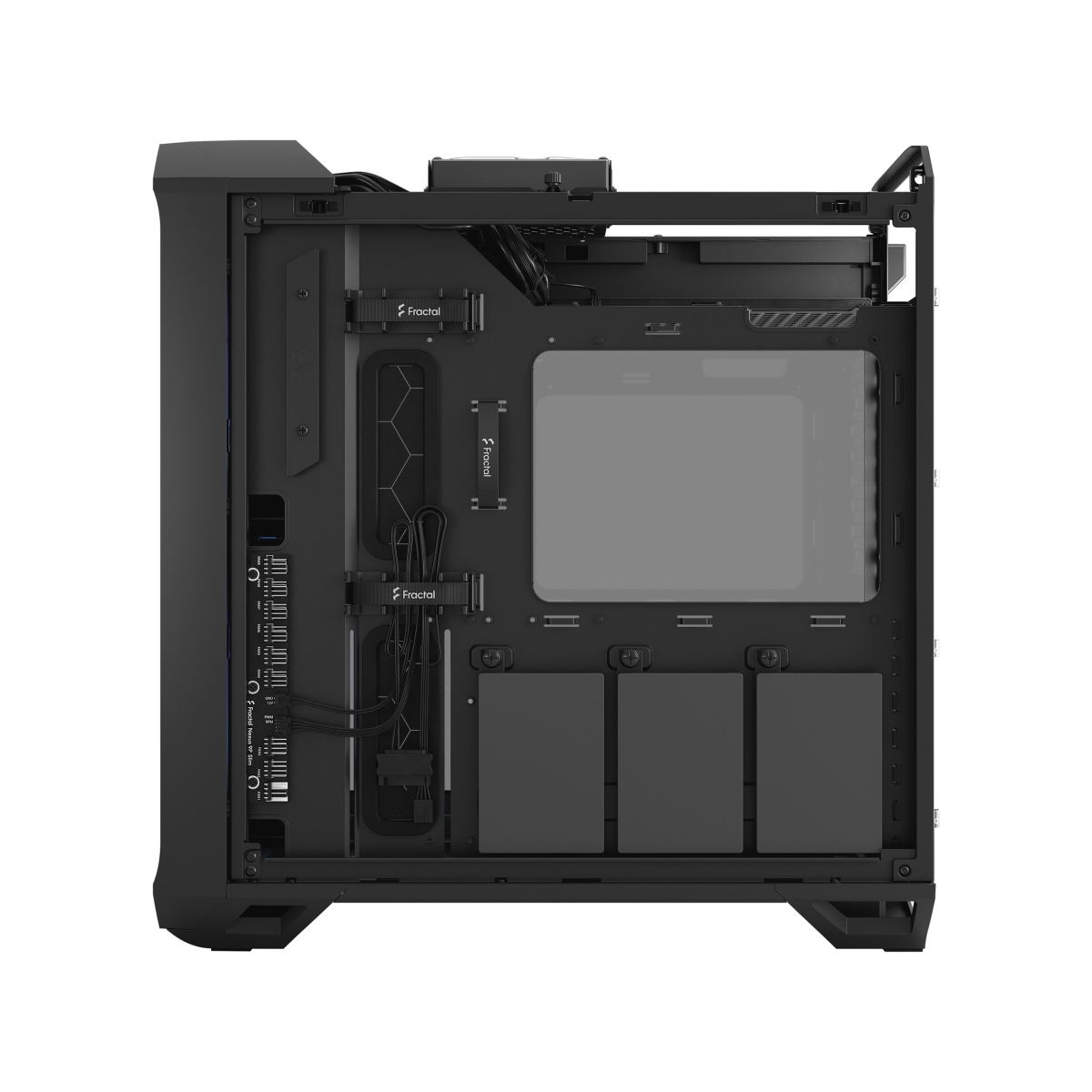 FRACTAL DESIGN skříň Torrent Compact RGB Black TG Light Tint, USB 3.1 Type-C, 2x USB 3.0, bez zdroje, E-ATX