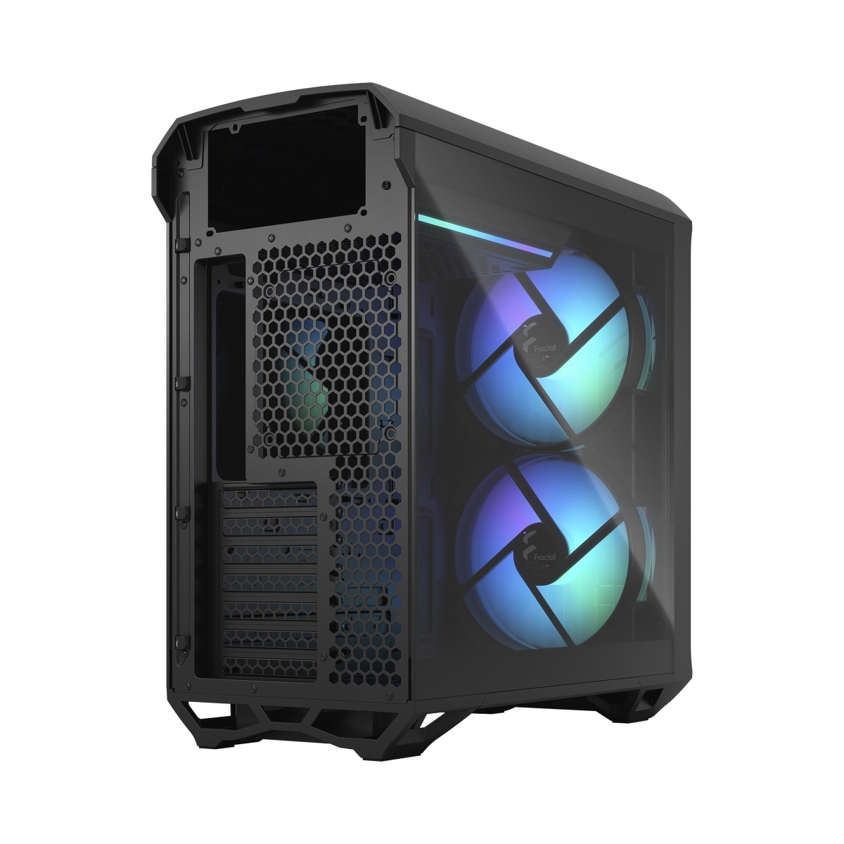 FRACTAL DESIGN skříň Torrent Compact RGB Black TG Light Tint, USB 3.1 Type-C, 2x USB 3.0, bez zdroje, E-ATX