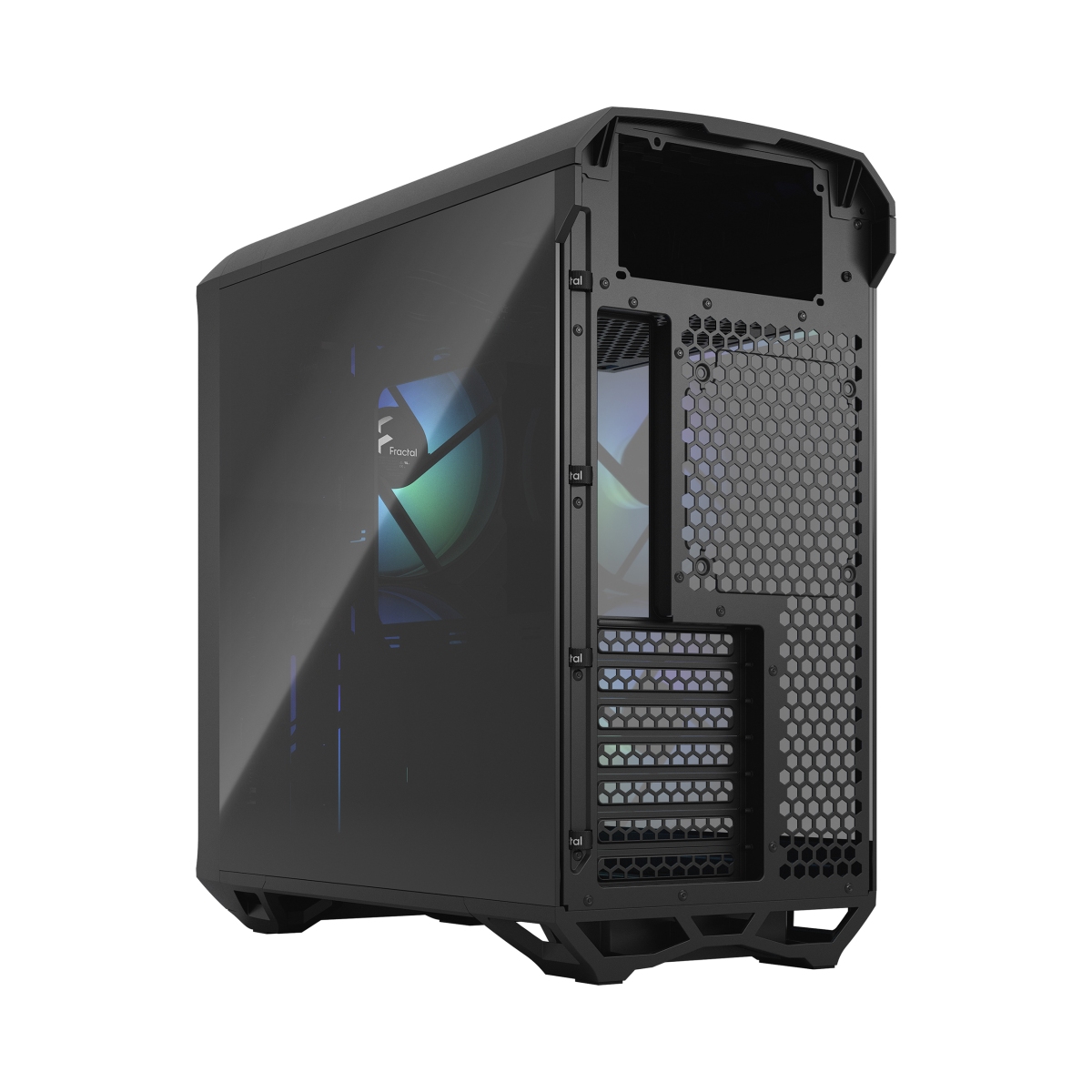 FRACTAL DESIGN skříň Torrent Compact RGB Black TG Light Tint, USB 3.1 Type-C, 2x USB 3.0, bez zdroje, E-ATX