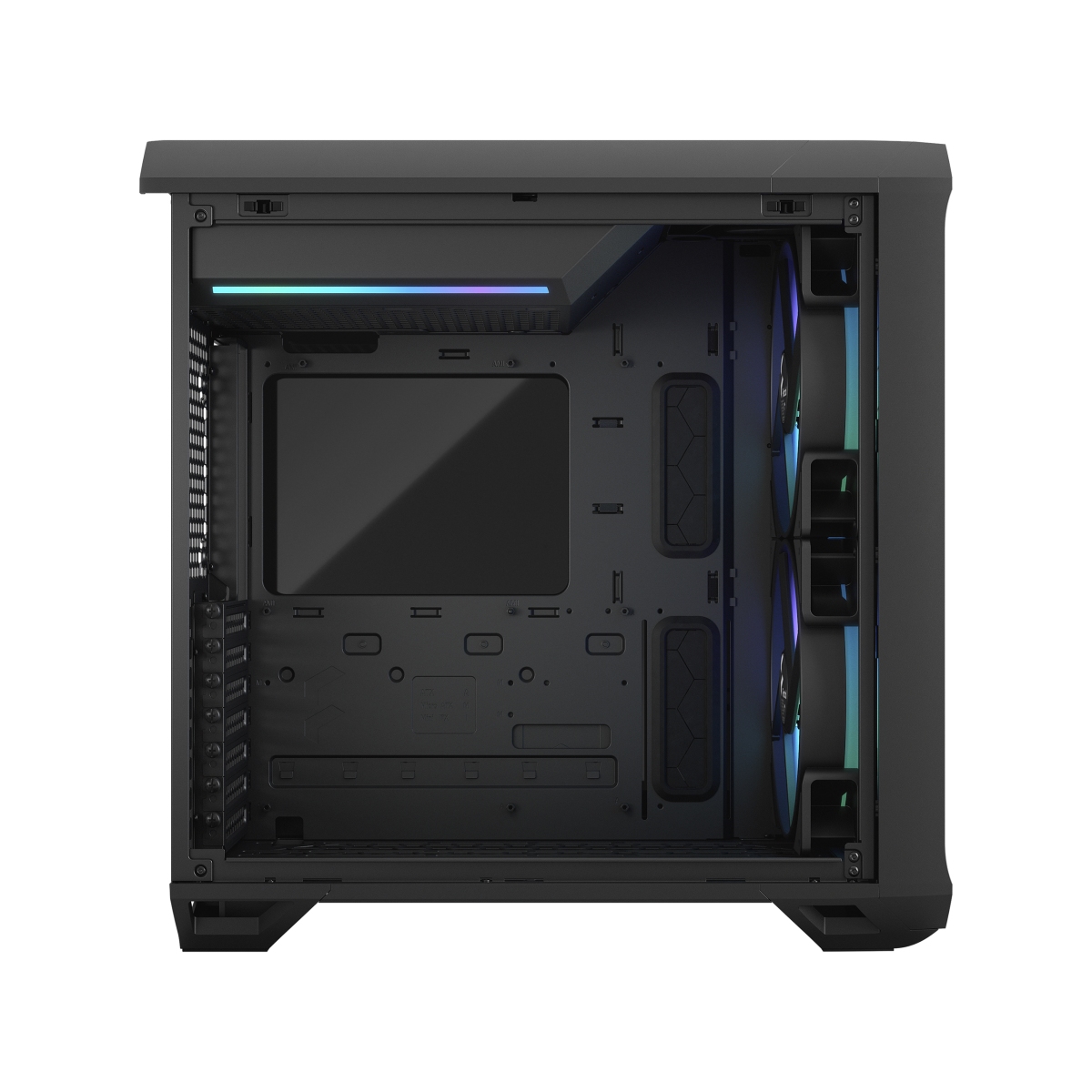 FRACTAL DESIGN skříň Torrent Compact RGB Black TG Light Tint, USB 3.1 Type-C, 2x USB 3.0, bez zdroje, E-ATX