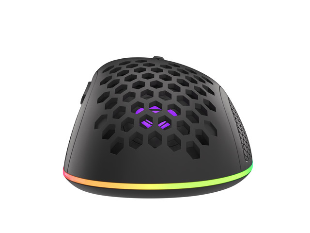 Genesis herní optická myš KRYPTON 555/RGB/8000 DPI/Herní/Optická/8 000 DPI/Drátová USB/Černá