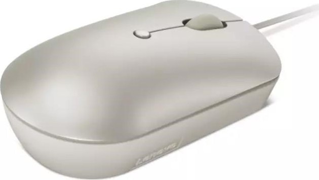 LENOVO 540 USB-C Wired Compact Mouse ( Biege ) - myš