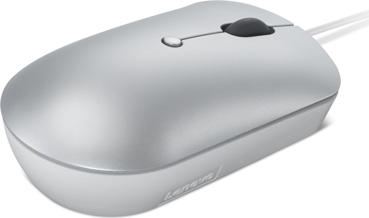 Lenovo 540/Cestovní/Optická/2 400 DPI/Drátová USB-C/Šedá
