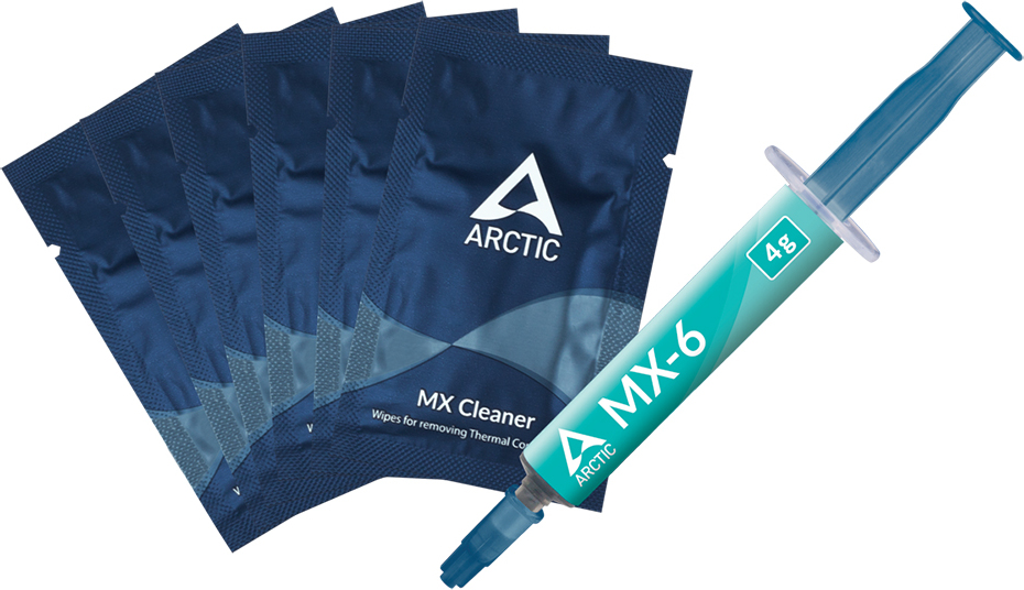 Arctic Cooling ARCTIC teplovodivá pasta MX-6 + 6x MX Cleaner, 4g