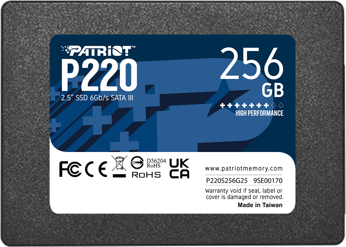 PATRIOT P220/256GB/SSD/2.5"/SATA/3R
